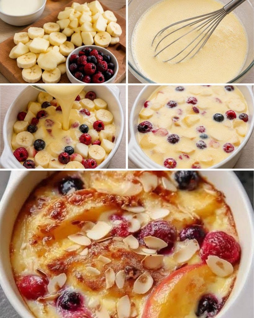 Enkel fruktgratäng: en lätt och krämig dessert